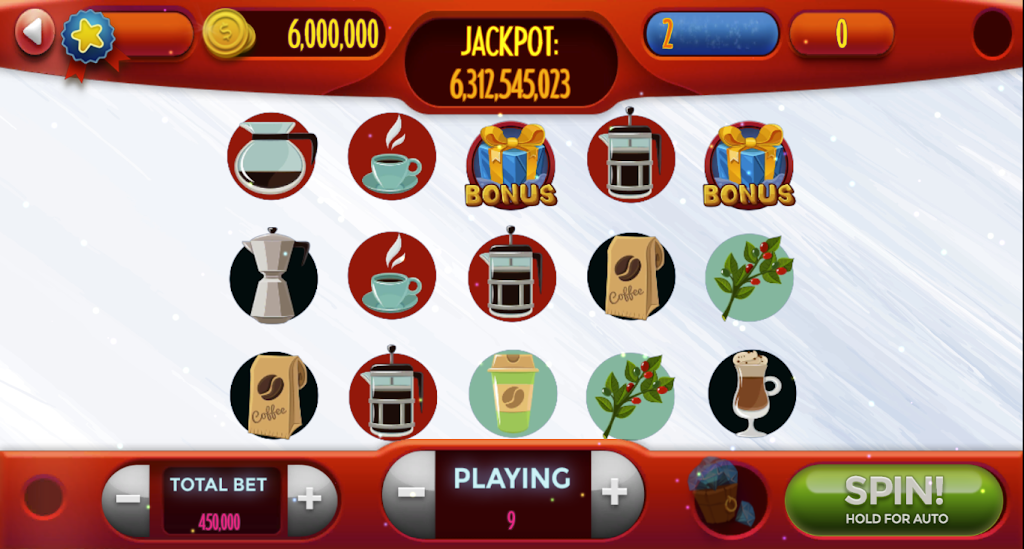 Coffee-Slot Machine Games ภาพหน้าจอ 0