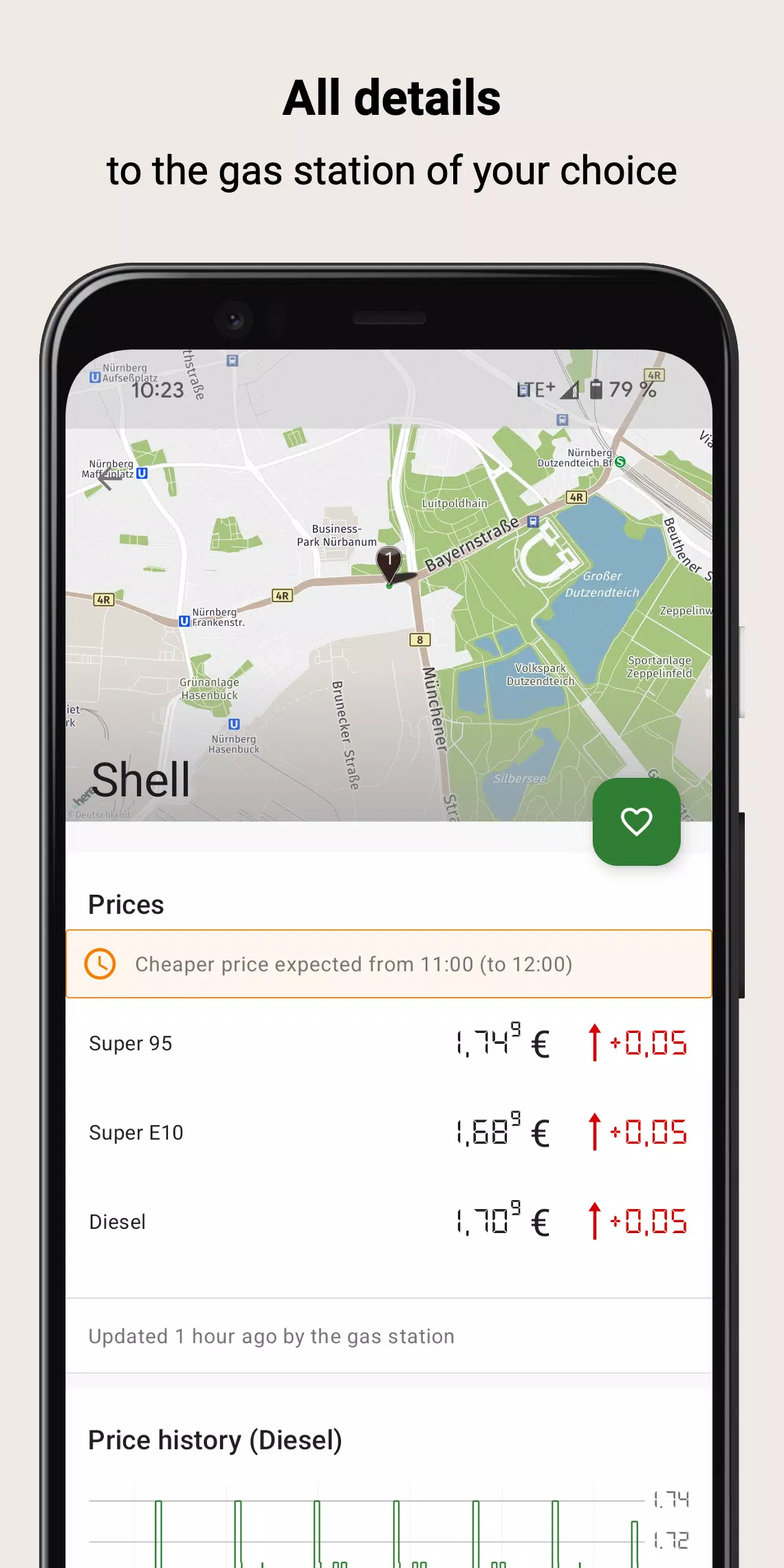 Gas Prices (Germany) Tangkapan skrin 2