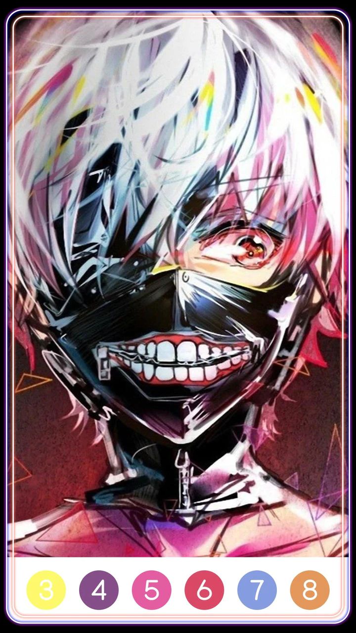 Schermata Tokyo Ghoul Paint by Number 2