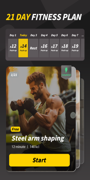 Schermata Muscle Monster Workout Planner MOD APK 2