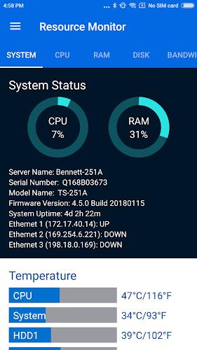 Schermata Qmanager 3