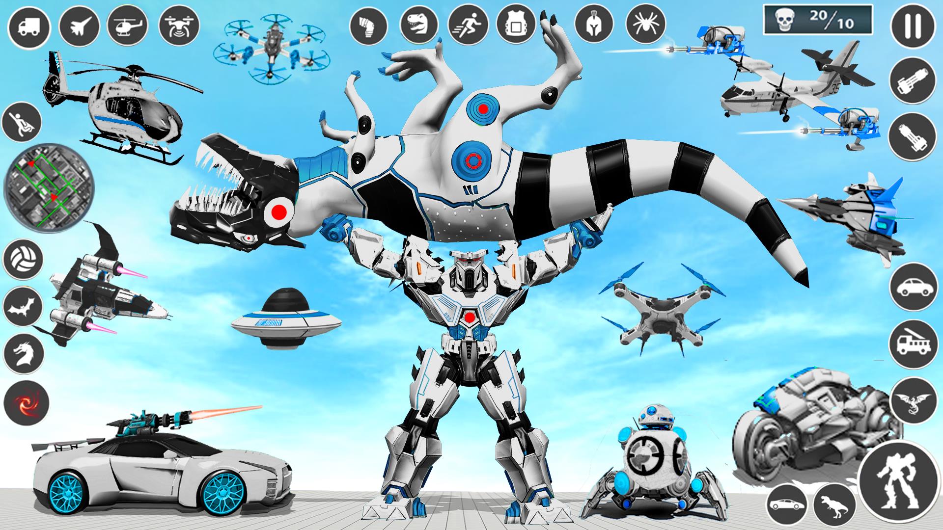 Multi Robot Car Transform Game ဖန်သားပြင်ဓာတ်ပုံ 2