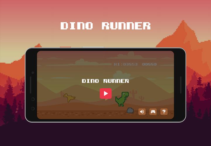 Dino - desert runner Ekran Görüntüsü 0