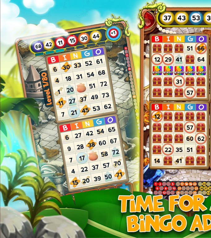 Bingo Treasure Quest - Paradise Island Riches ภาพหน้าจอ 0