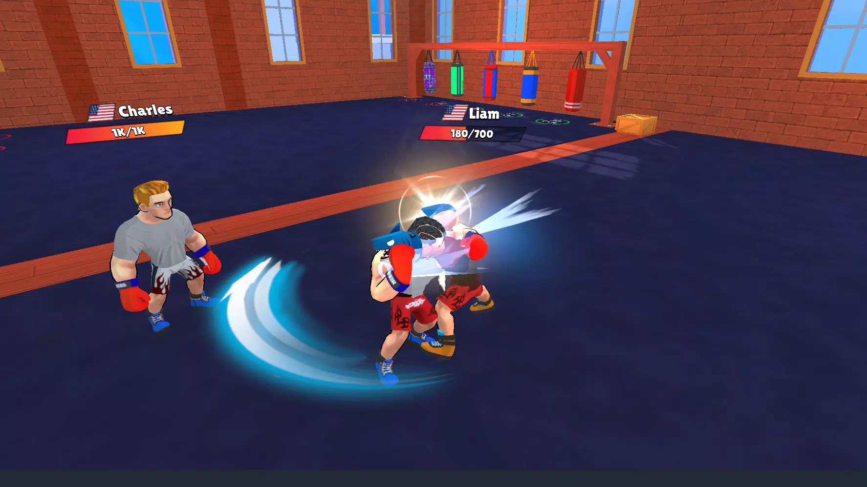 Boxing Clicker Simulator ဖန်သားပြင်ဓာတ်ပုံ 1