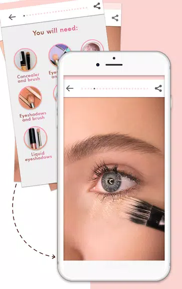 Makeup Tutorial de Maquillaje Captura de pantalla 1