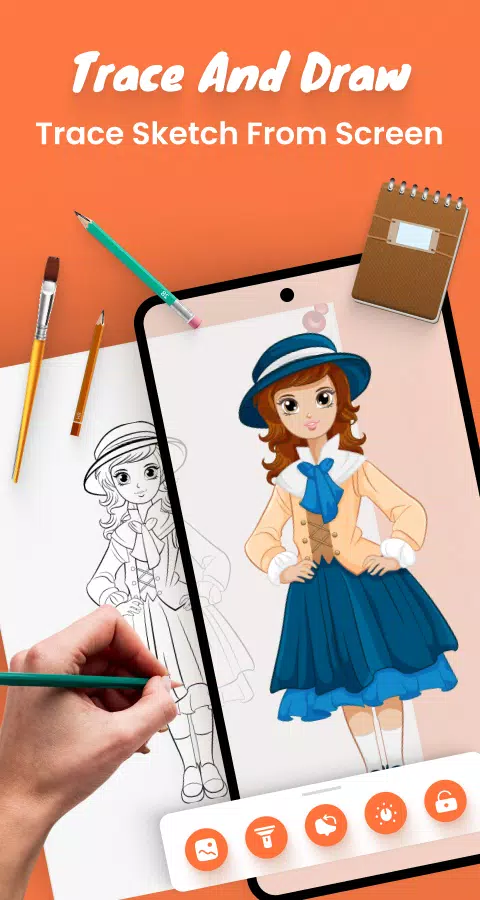 Draw sketch : Sketch and Paint Capture d'écran 2