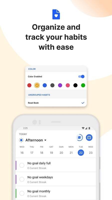 Habitify: Daily Habit Tracker Capture d'écran 2