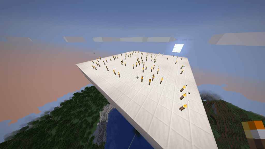Minecraft的Mob Spawner顶部的火炬