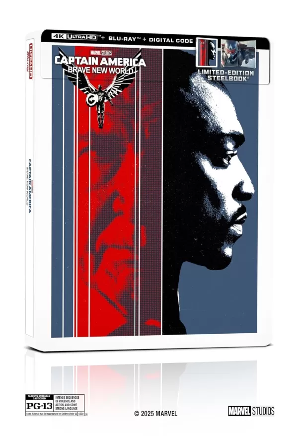 Captain America: Brave New World 4K Steelbook Now Available for Preorder