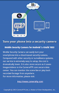 Mobile Security Camera (FTP) Captura de tela 0