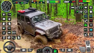 Offroad Mud Jeep Simulator 3d Zrzut ekranu 1