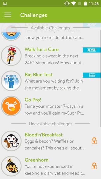 mySugr Diabetes Logbook ภาพหน้าจอ 1