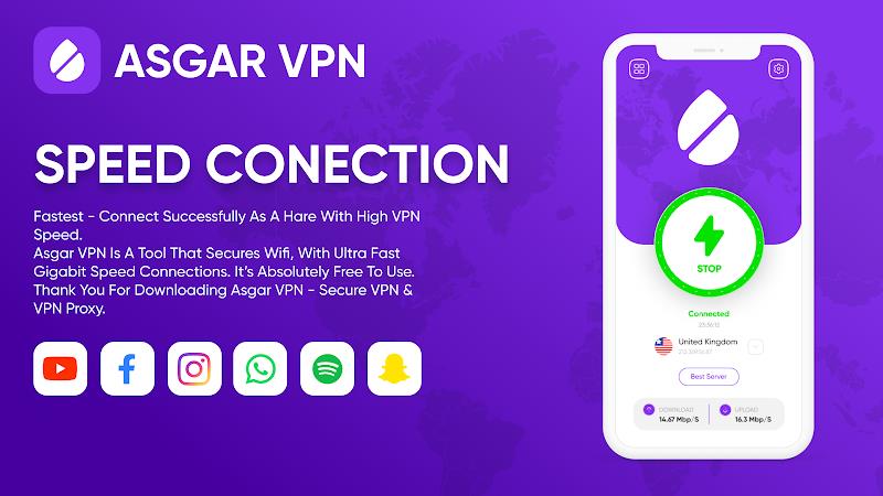 Asgar VPN Schermafbeelding 1