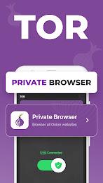 Private Onion Browser + VPN Schermafbeelding 1