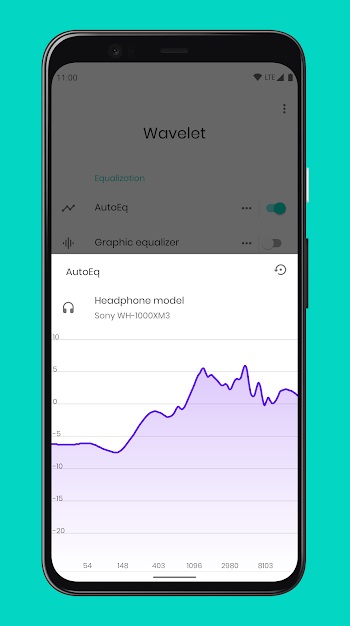 Wavelet: headphone specific EQ Captura de tela 0