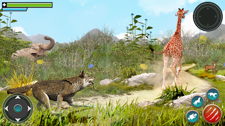 Wild Wolf Games: Animal Sim 3D應用截圖第0張