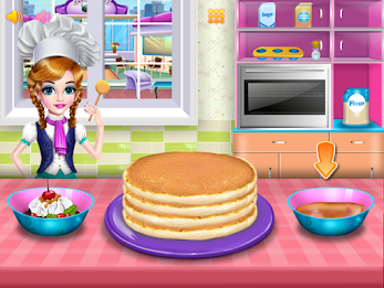 Girls cooking special cake ภาพหน้าจอ 0