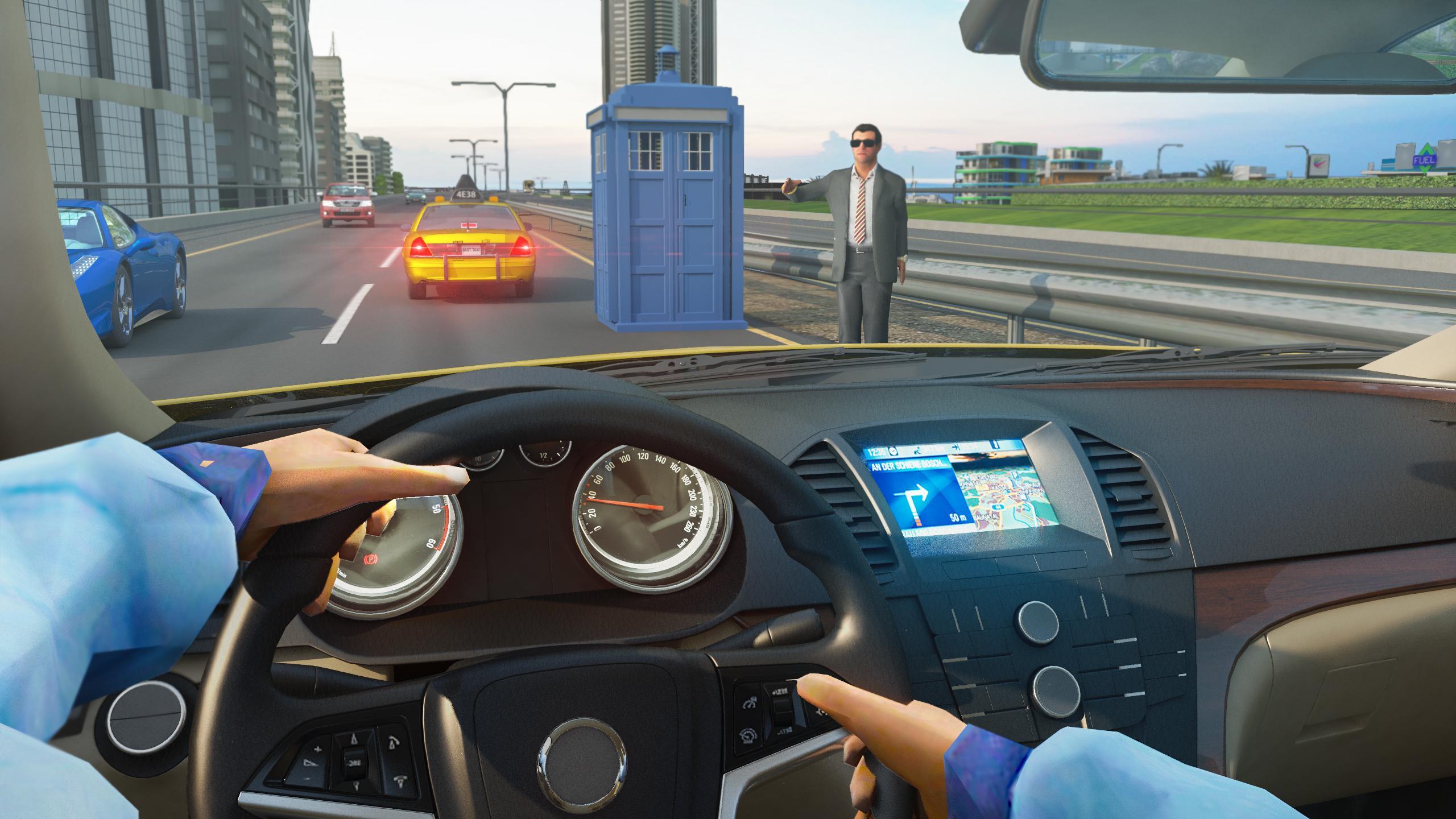 US City Taxi Games - Car Games Schermafbeelding 3