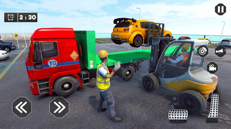 US Oil Tanker Truck Games Sim Captura de pantalla 2