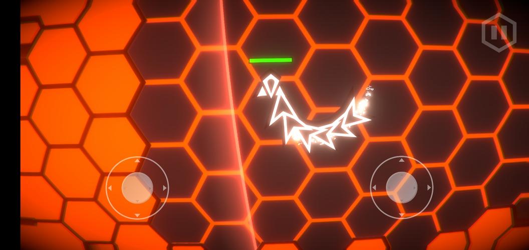 Hexa-Neon Shooter Zrzut ekranu 3
