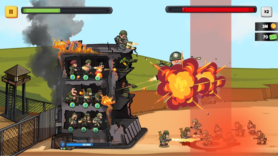 World War Army Defense: TD WW2 스크린샷 0