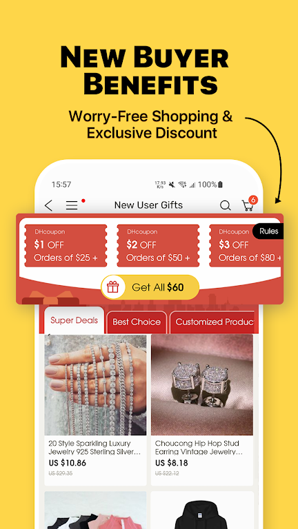 DHgate-Tienda mayorista online Captura de pantalla 1