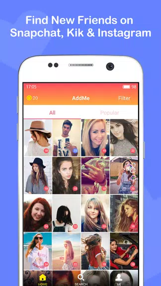 Add Friends for Snapchat, Kik應用截圖第0張