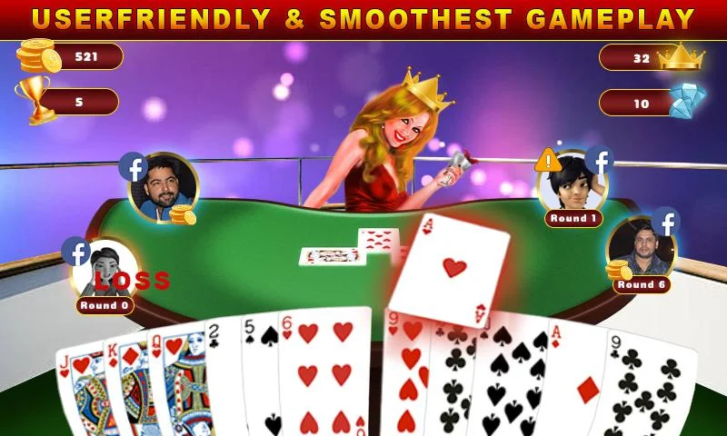 Call Break Gold Spades: Play Original Card Games স্ক্রিনশট 1