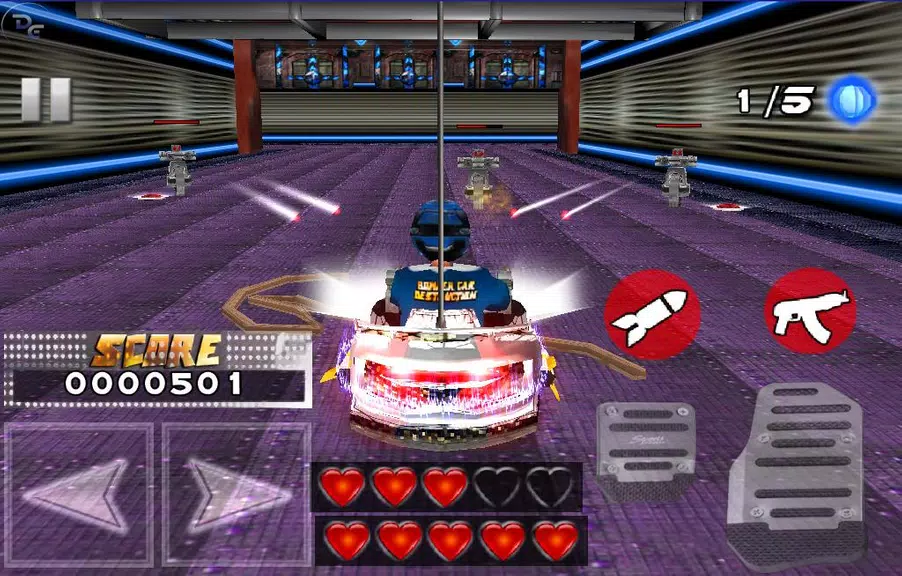 Bumper Car Destruction Tangkapan skrin 2