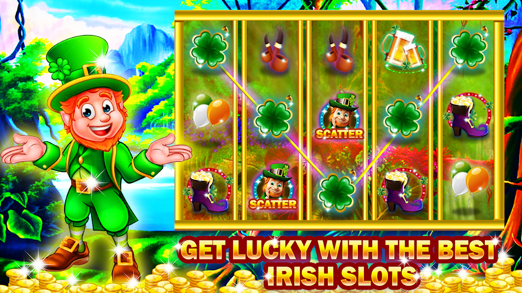 Gold Irish Slots Machines Ảnh chụp màn hình 0