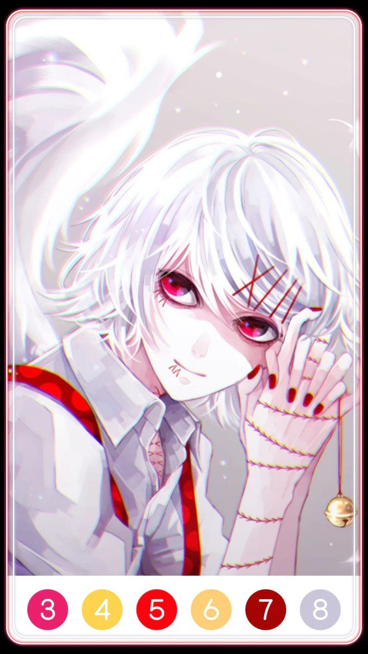 Tokyo Ghoul Paint by Number 스크린샷 0