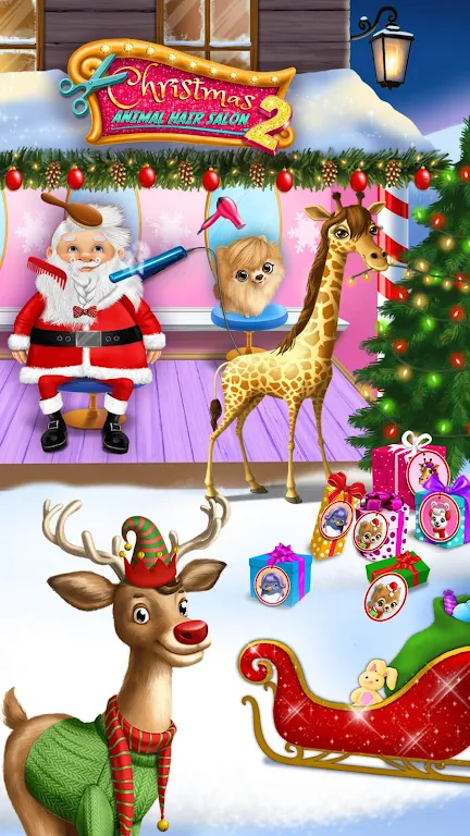 Christmas Animal Hair Salon 2 ဖန်သားပြင်ဓာတ်ပုံ 2