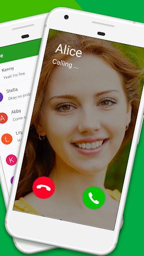 Call App: appel et texte Capture d'écran 1