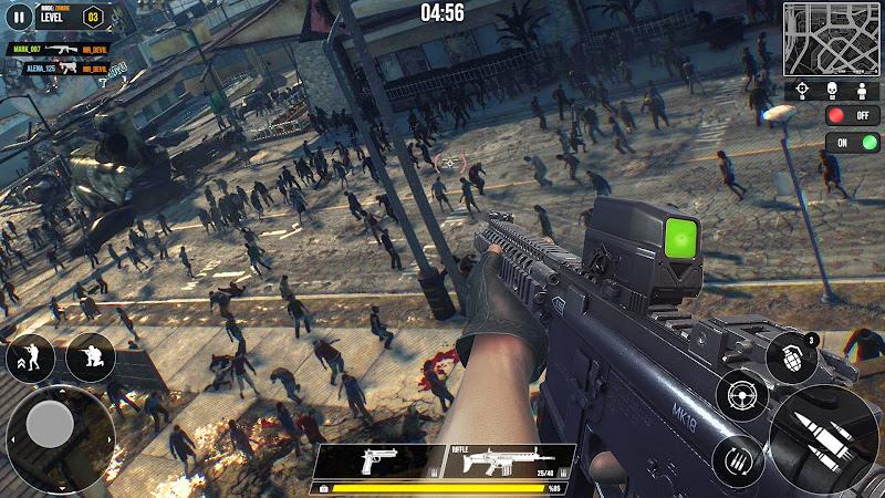 Dead Zombie Survival Shooter Captura de tela 1