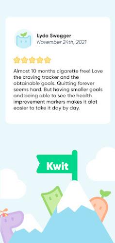 Kwit - Quit smoking for good! ภาพหน้าจอ 0