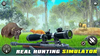 Safari Animal Hunter Simulator Captura de pantalla 0