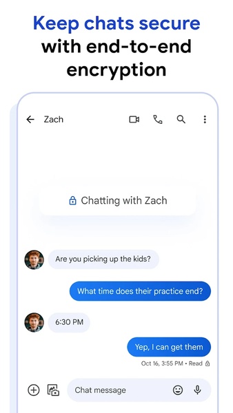 Google Messages Screenshot 1