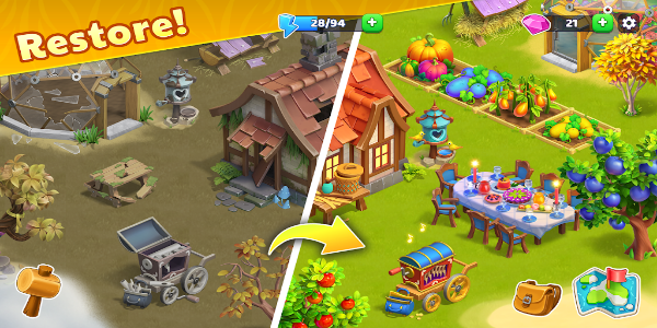 Bermuda Adventures: Ferme Jeux Capture d'écran 0