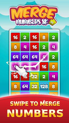 2048 Number Merge Games Puzzle Tangkapan skrin 1