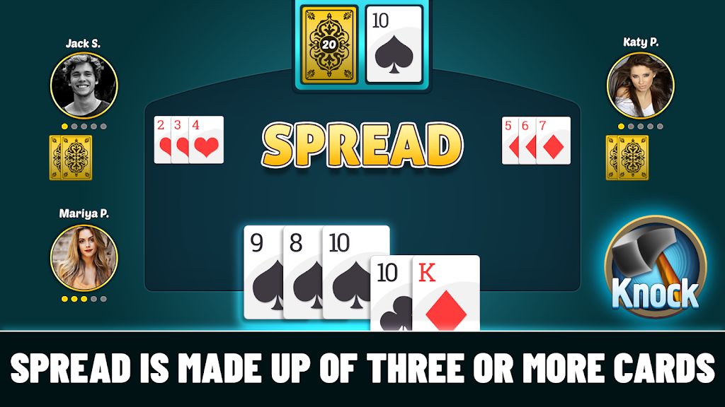 Tonk – Rummy Card Game Capture d'écran 1
