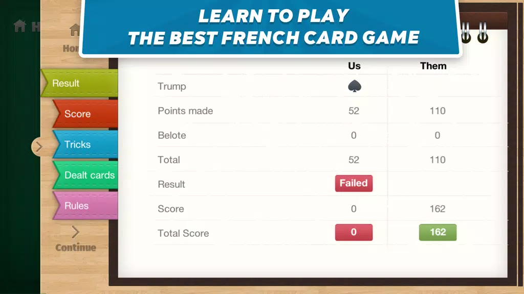 Belote Coinche - card game ภาพหน้าจอ 2