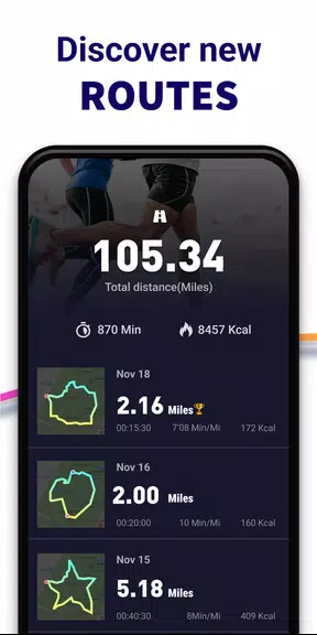 Corrida e Caminhada - Correr Captura de tela 1