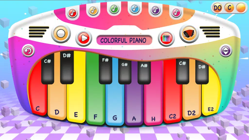 Colorful Piano Screenshot 1