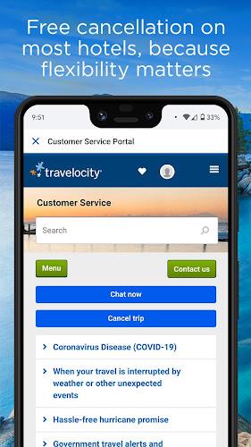 Travelocity Hotels & Flights Ảnh chụp màn hình 1