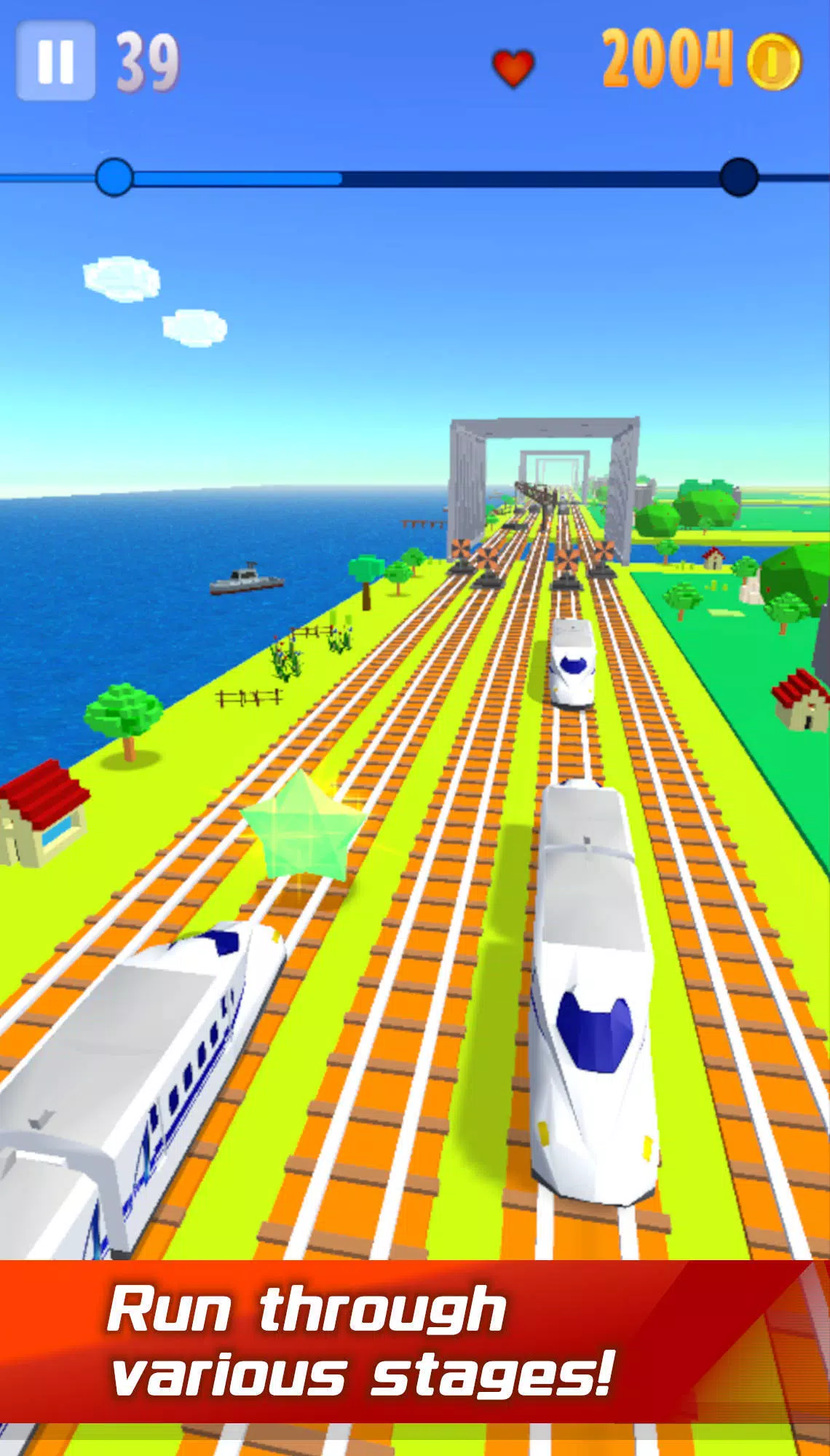 Schermata Super Train Run -Shinkansen- 1