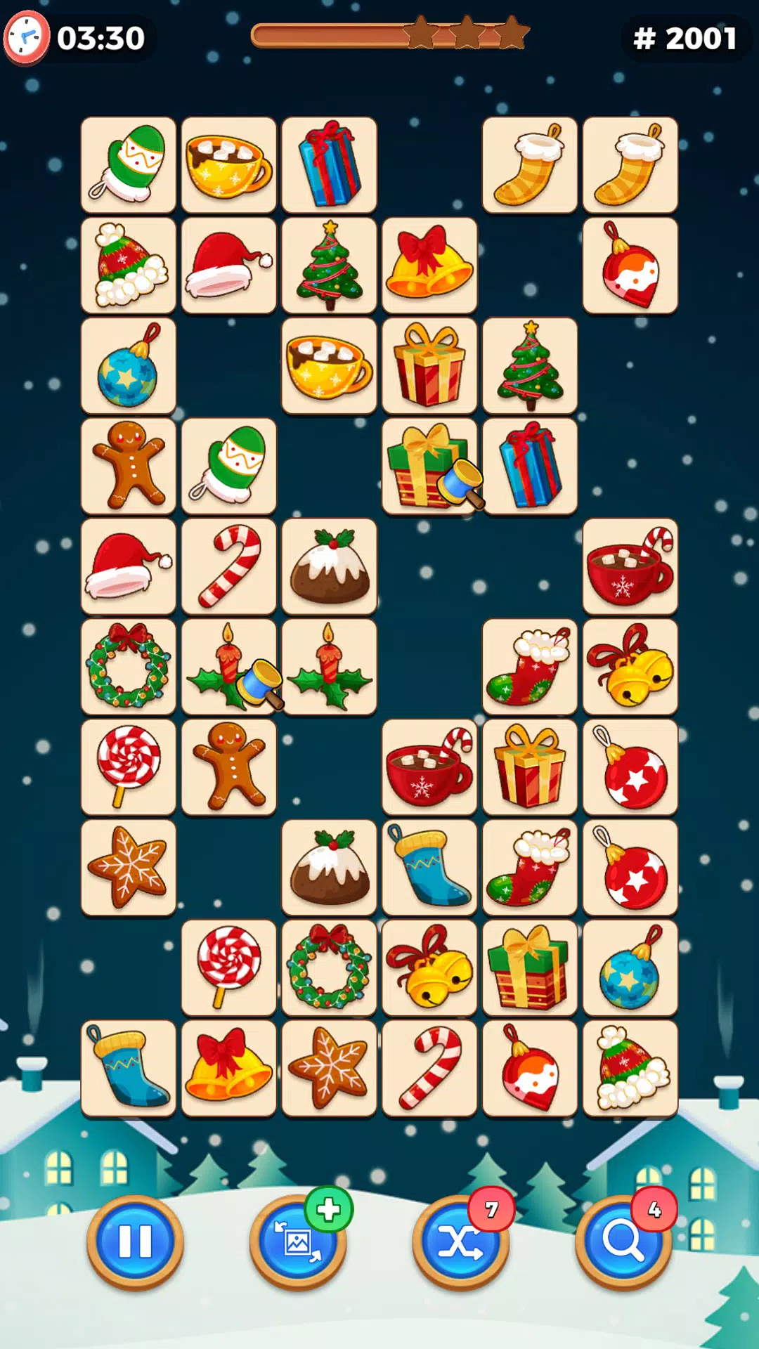 Xmas Tile Connect Schermafbeelding 3