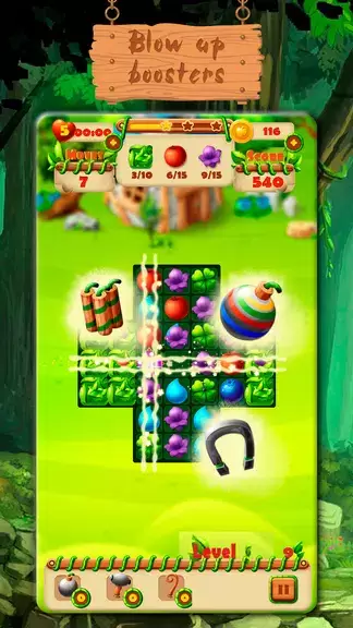 Fairy Forest - match 3 games Tangkapan skrin 2