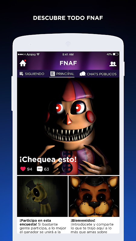 FNAF Amino en Español Zrzut ekranu 1