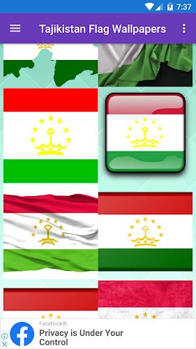 Tajikistan Flag Wallpaper: Fla ภาพหน้าจอ 2